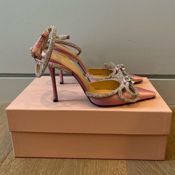 MACH & MACH DOUBLE BOW SILK SATIN PUMPS - Picture 5 of 9